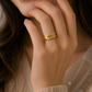 Golden Studded funky Ring