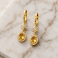 Rose Gold Cubic Zirconia Earrings
