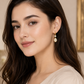 Pink Cubic Zirconia Earrings