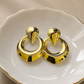 Elegant Gold Hoop Drops