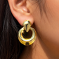 Elegant Gold Hoop Drops