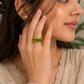 Green Emerald Ring