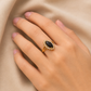 Marquise Black Ring