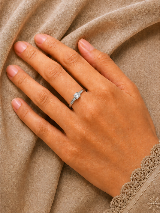 Princess Cut Diamond Ring