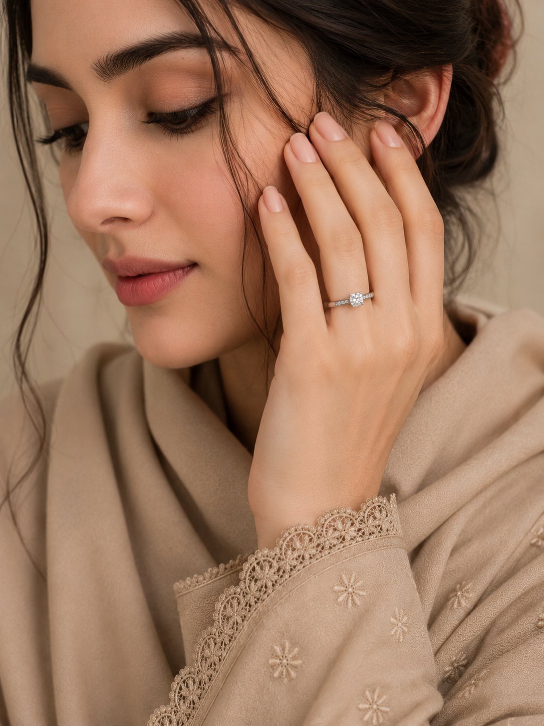 Princess Cut Diamond Ring