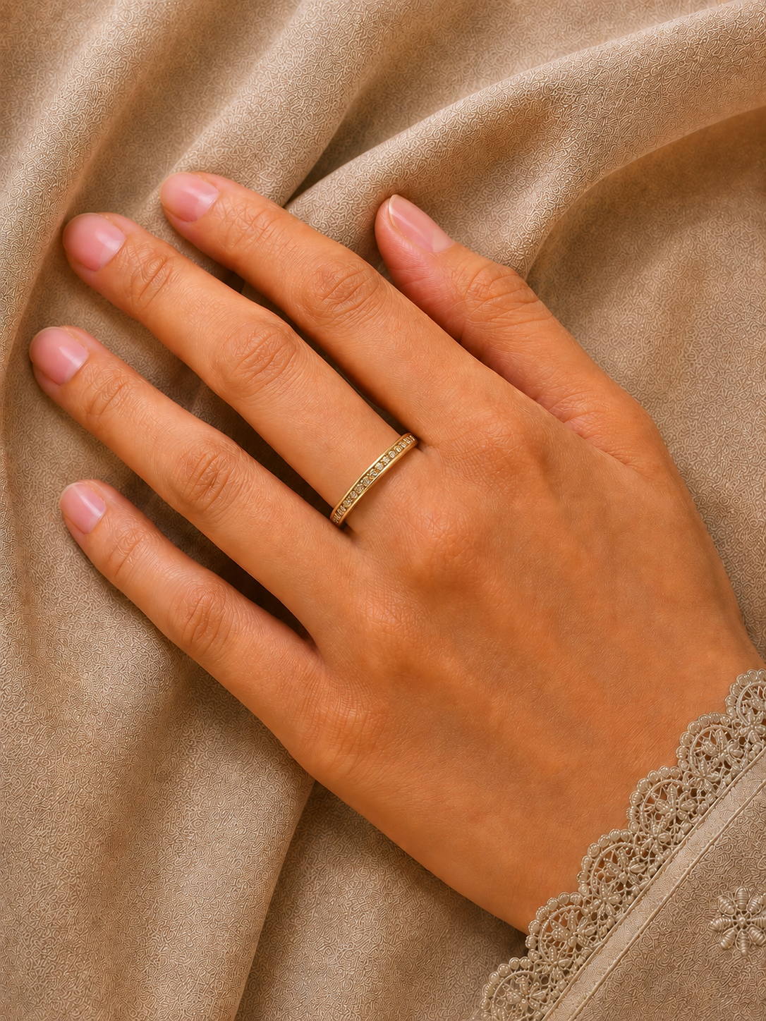 Crystal Golden Ring