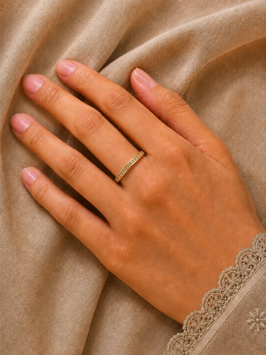 Crystal Golden Ring