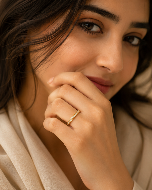 Crystal Golden Ring
