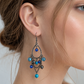 Azure Charm Chandelier Earrings