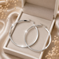 Classic Silver Hoop Earrings