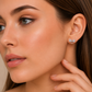 Crystal Bow Stud Earrings