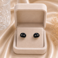 Midnight Dot Stud Earrings