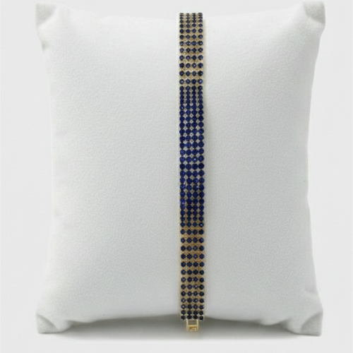 Golden Tone Rhinestone Bracelet