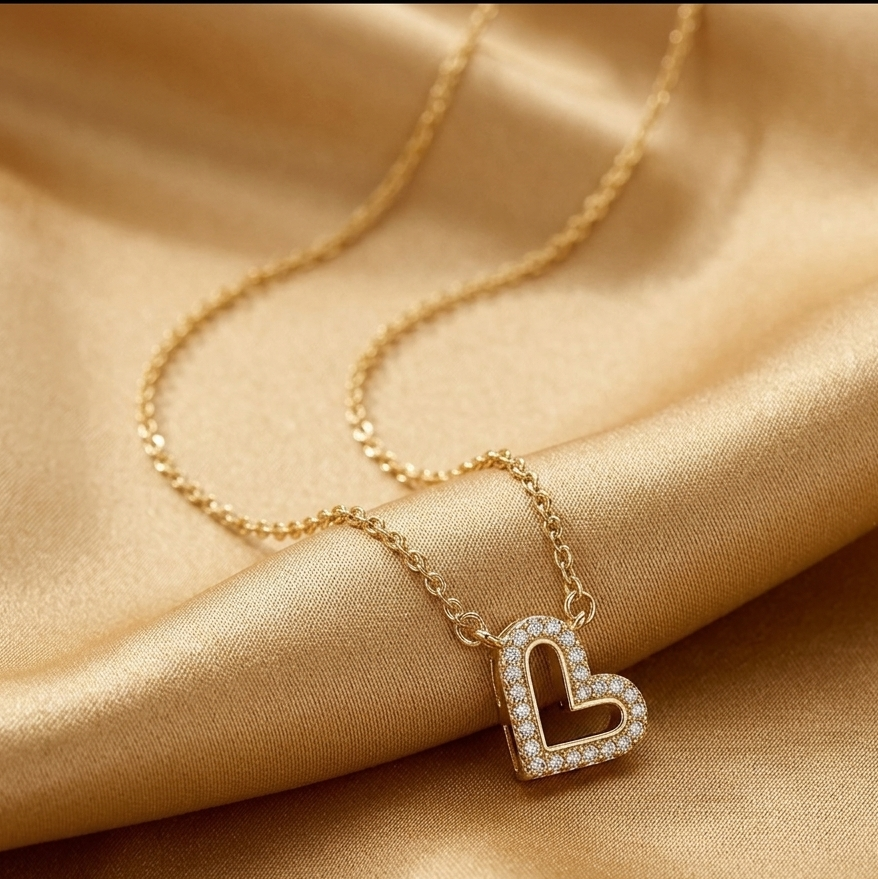 Radiant Open-Heart Pendant.