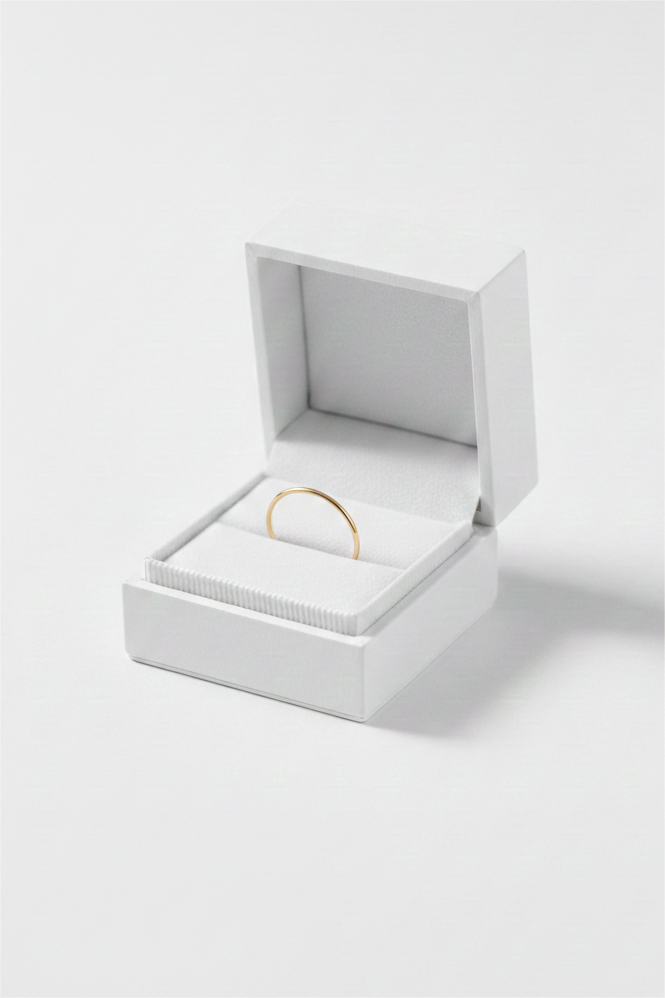 Plain Golden Nose Ring