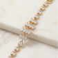Marquise Crystal Cascade Bracelet