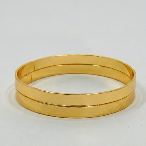 Elegant Stainless Steel Bangles 02 pcs