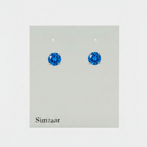 Blue Sparkling Crystal Studss