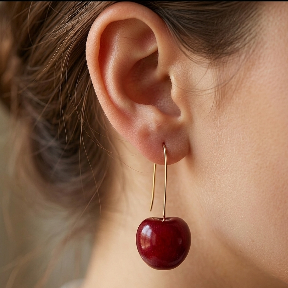 Cherry Delight Drop Earrings