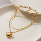 Double layer Heart Pendant