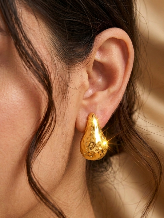 Lustre Teardrop Earrings