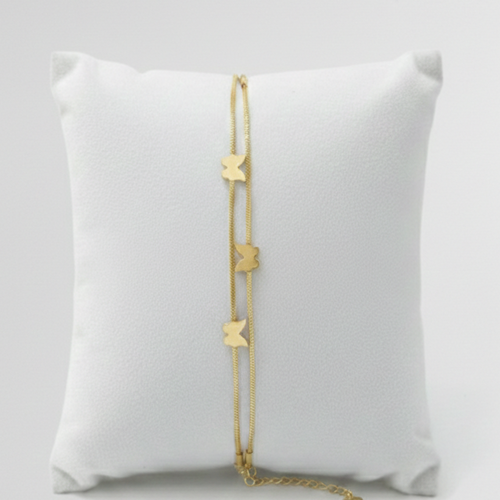 Golden Butterflies Bracelet