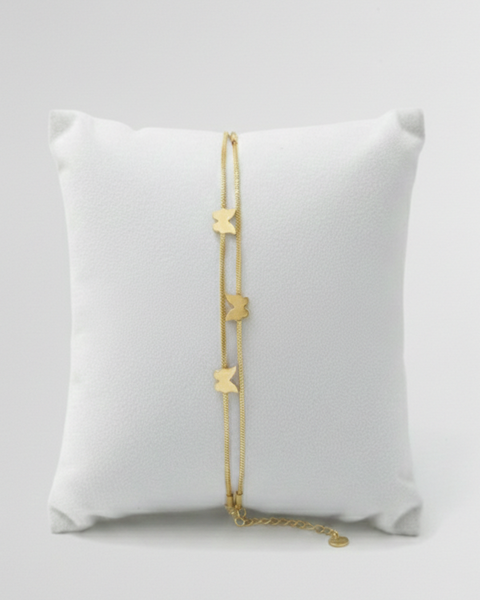 Golden Butterflies Bracelet