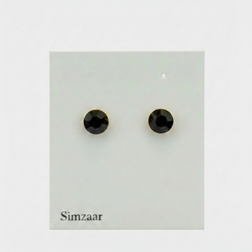 Geometric Black Studs
