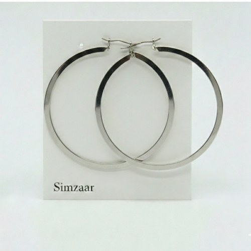 Circulom C-Series Silver Hoops