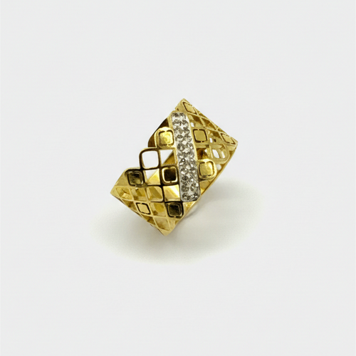 Golden Geometrical Ring