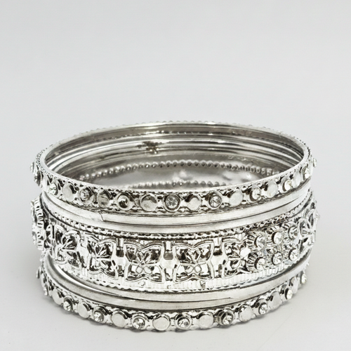 Elegant Indian Silver Bangles