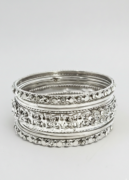 Elegant Indian Silver Bangles