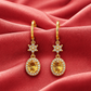 Rose Gold Cubic Zirconia Earrings