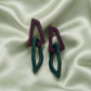Geometric Link Drop Earrings