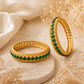 Emerald Glow Bangles