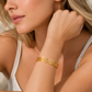 Greek Key Gold Bangle