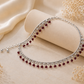 Ruby Charm Anklet