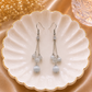Pearl Bead Tassel Earrings