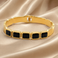 Onyx Gold Bracelet
