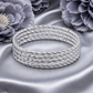 Silver Twist Bangles