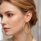 Gold Twisted Hoops