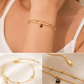 Delicate Chain Heart Bracelet
