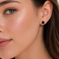 Classic Black Stud Earrings