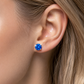 Sapphire Crystal Stud Earrings