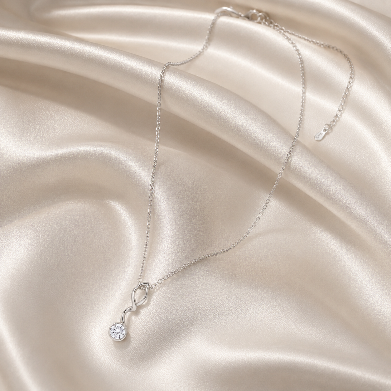 Infinity Spark Pendant Necklace
