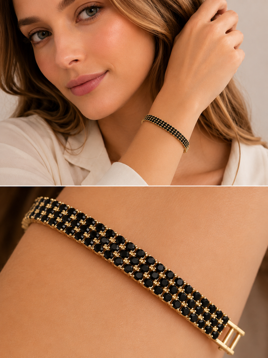 Sapphire Mesh Bracelet