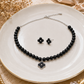 Black Clover Pearl Jewelry Set
