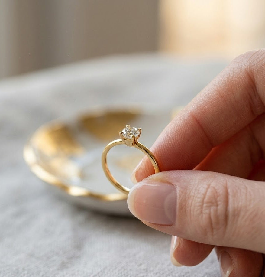 Solitaire Gold Nose Ring