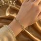 Infinity Sparkle Gold Bracelet
