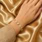 Golden Heart Sparkle Bracelet